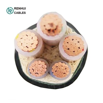 YJV YJV22 YJV32 VV VV22 VV32 XLPE/PVC Kabel Voltan Rendah Bertebat